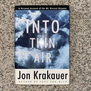 Into thin air by Jon Krakauer
